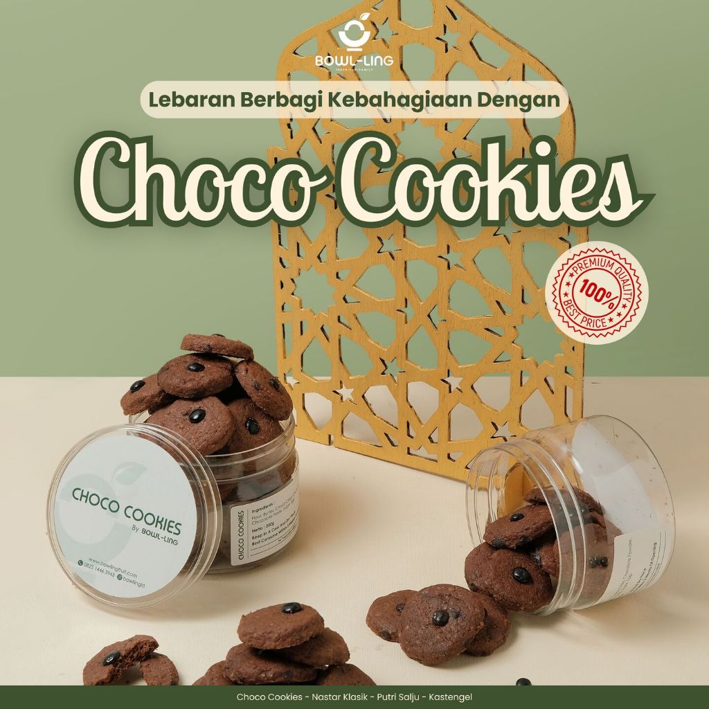 

Choco Cookies Kue Kering Lebaran Idul Fitri by Bowl-ling