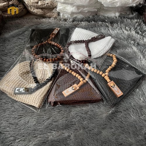 ELBAROKAH99 [Paket] Peci Tasbih Sauvenir Tahlilan / Peci Rajut Souvenir Tahlilan 1000 / Peci Tasbih 