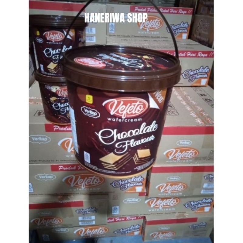 [ PROMO ] 1 KARTON VEFETO WAFER CREAM CHOCOLATE TIMBA 6×280 GRAM.