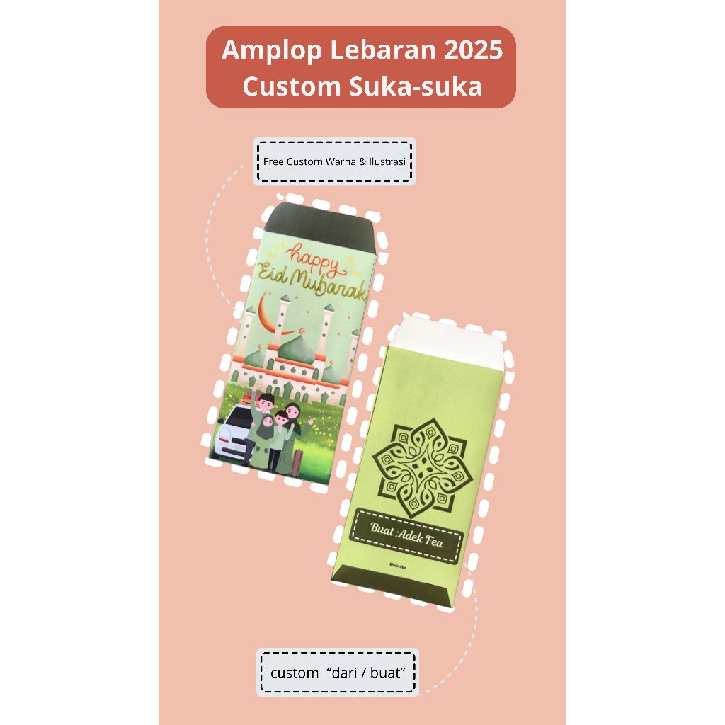 

Amplop Lebaran 2025 (FREECustom) Anak 2 Cowok dan Cewek