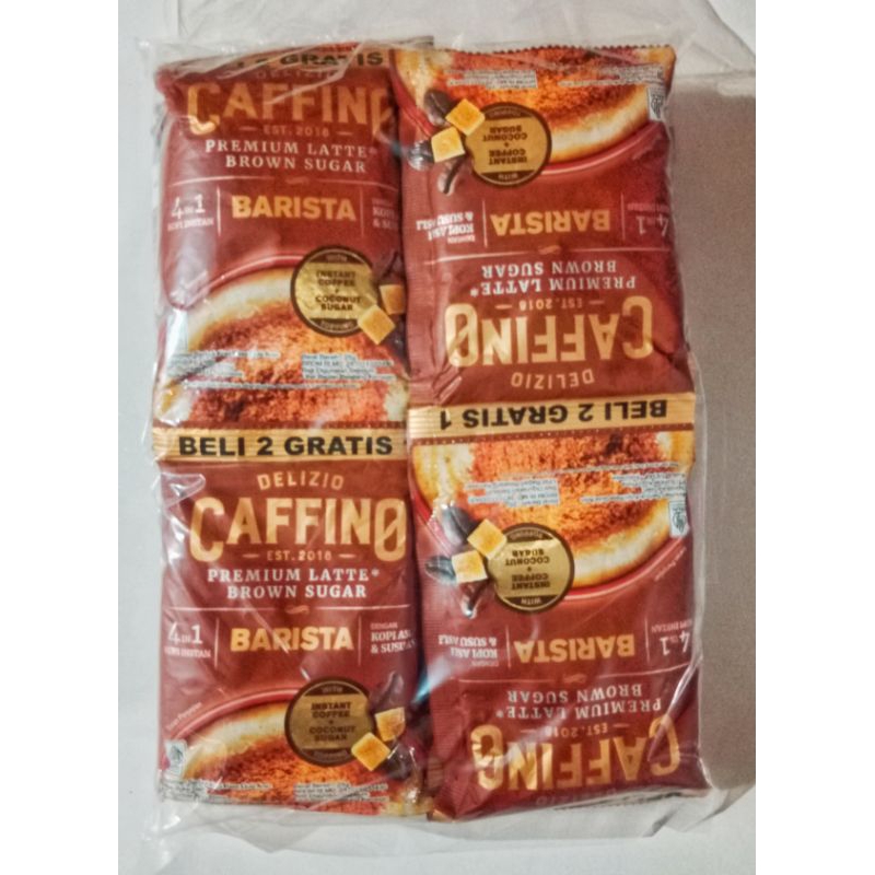 

Kopi Caffino Premium Latte Brow Sugar Isi 10 Sachet