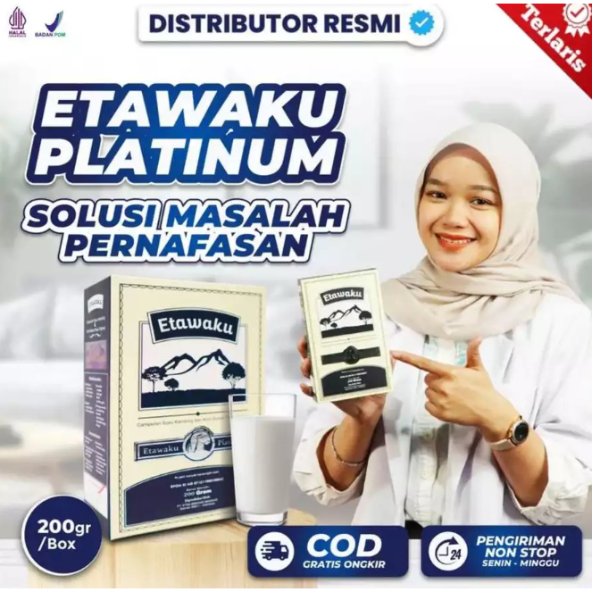 

TERBAIK !!! ETAWAKU PLATINUM - Susu Kambing Etawa Bubuk Plus Krimer Nabati 200gr