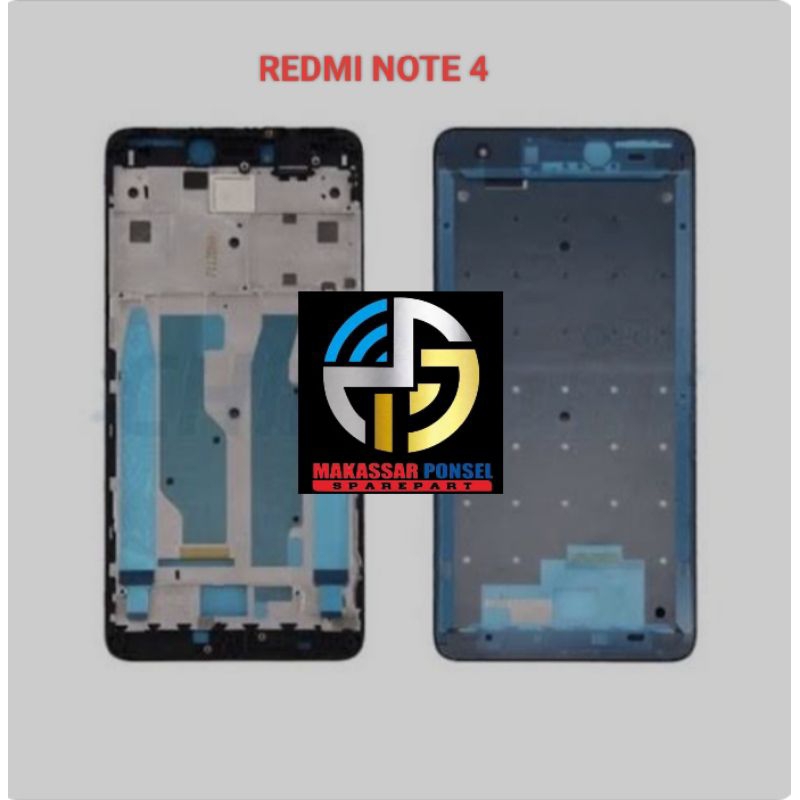 BEZEL/TULANG LCD XIAOMI REDMI NOTE 4