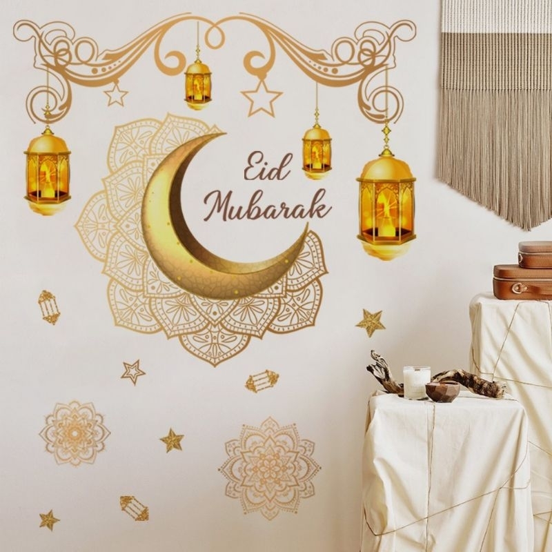 Dekorasi Ramadhan / stiker dinding Eid / stiker dinding ramadhan / wall sticker Eid Mubarak