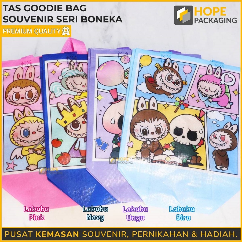 

Goodie Bag Ultah Labubu /Tas Ulang Tahun Labubu/Tas Souvenir Ulang Tahun/Tas Kado Hadiah