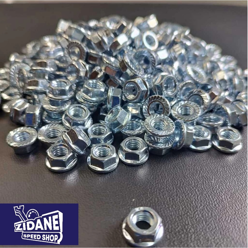 MUR FLANGE NUT M5 M6 M8 M10 | MUR TOPI BAUT 8 10 12 14 KUNCI 10 12 14