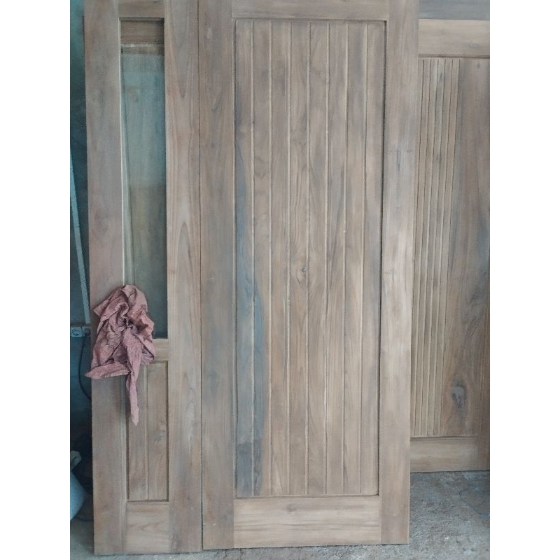 pintu dan kusen jati kupu tarung