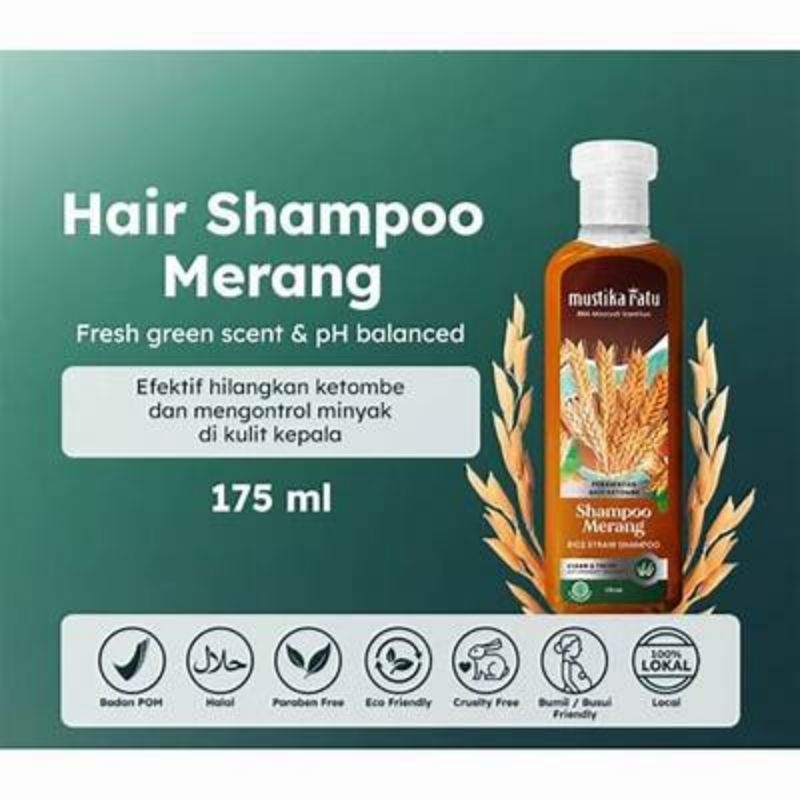 Mustika Ratu Shampoo Merang - 175 ml
