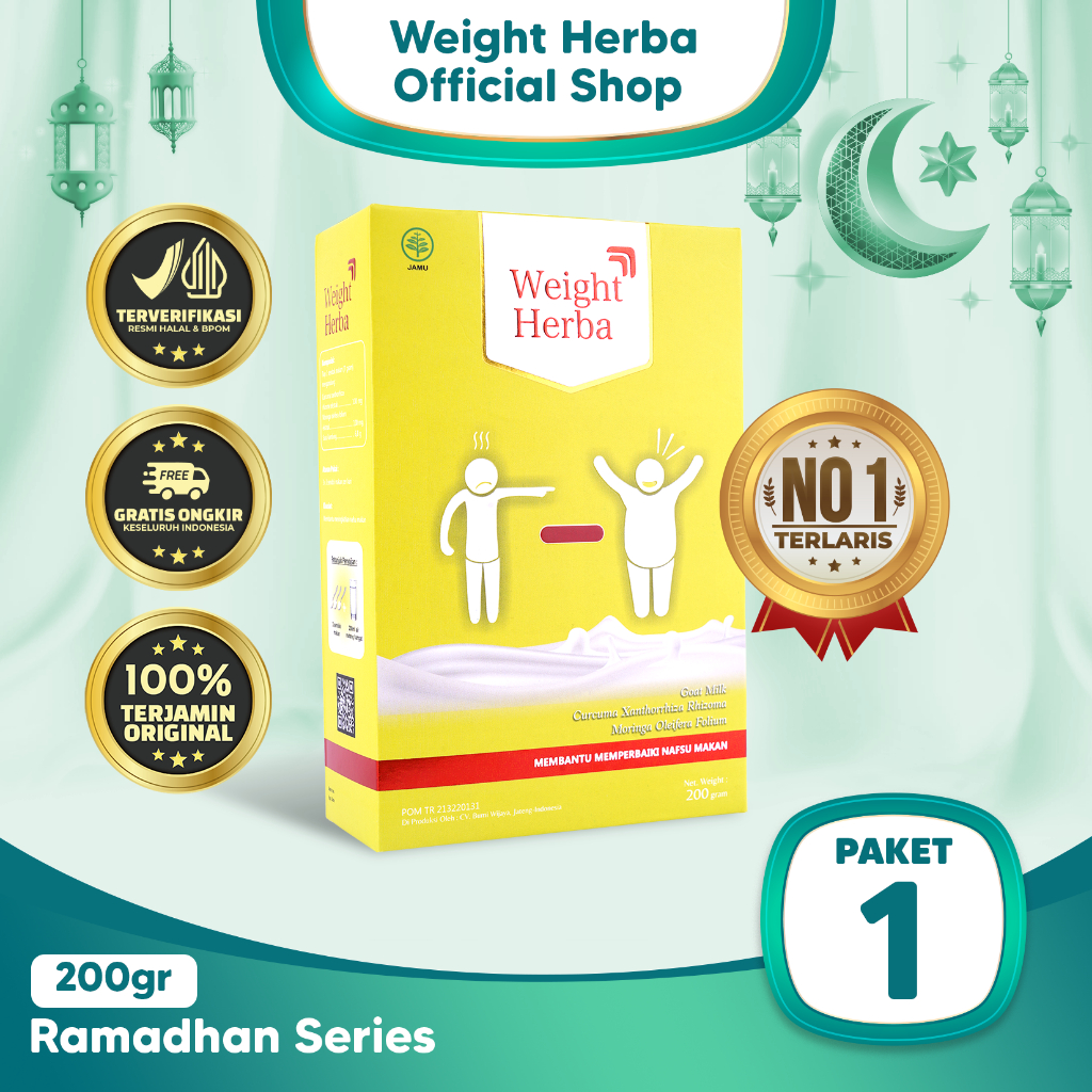 

Weight Herba - Susu Herbal Penambah Berat Badan Permanen 200gr