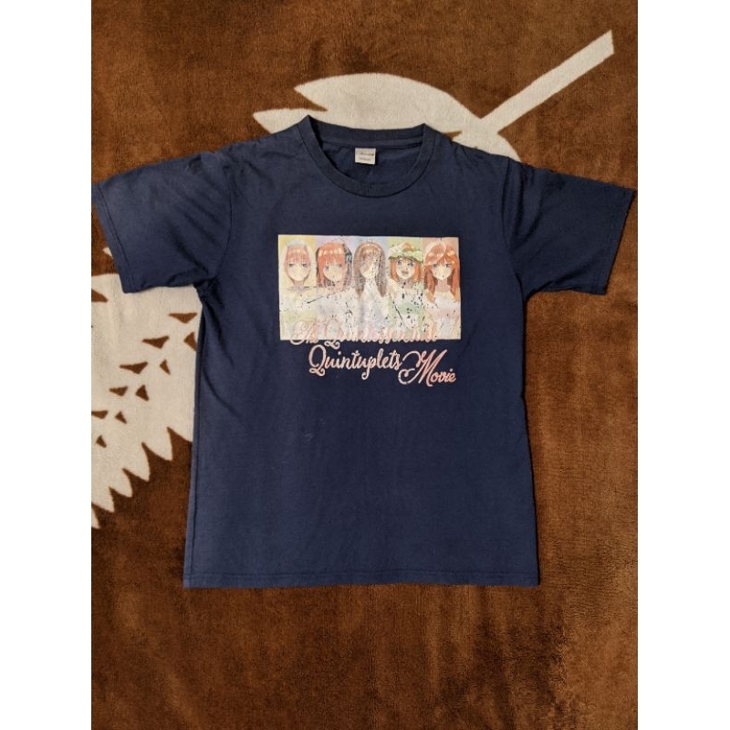 Gotoubun no Hanayome Movie Official T-shirt size M Kaos The Quintessential Quintuplets second