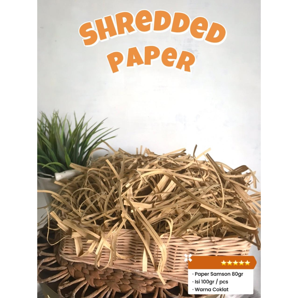 

KERTAS CACAH / KERTAS HAMPERS / SHREDDED PAPER ISIAN GIFT BOX / HAMPERS