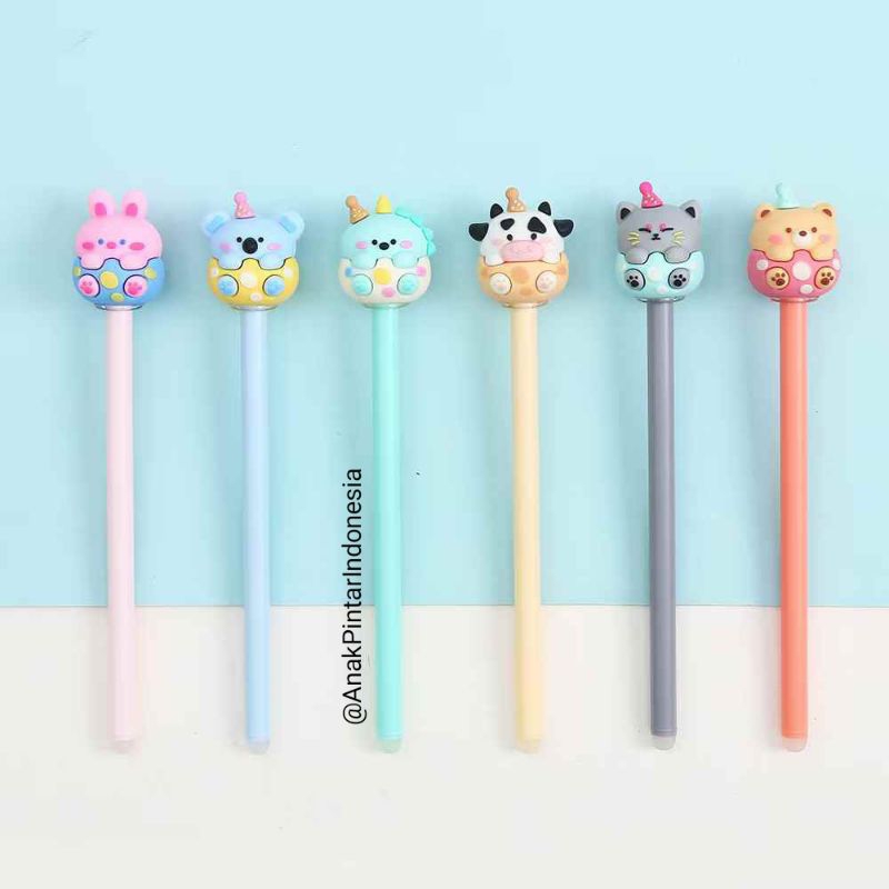 

BOLPEN ANIMAL HAT GEL INK PEN [ ZF-3955 ]