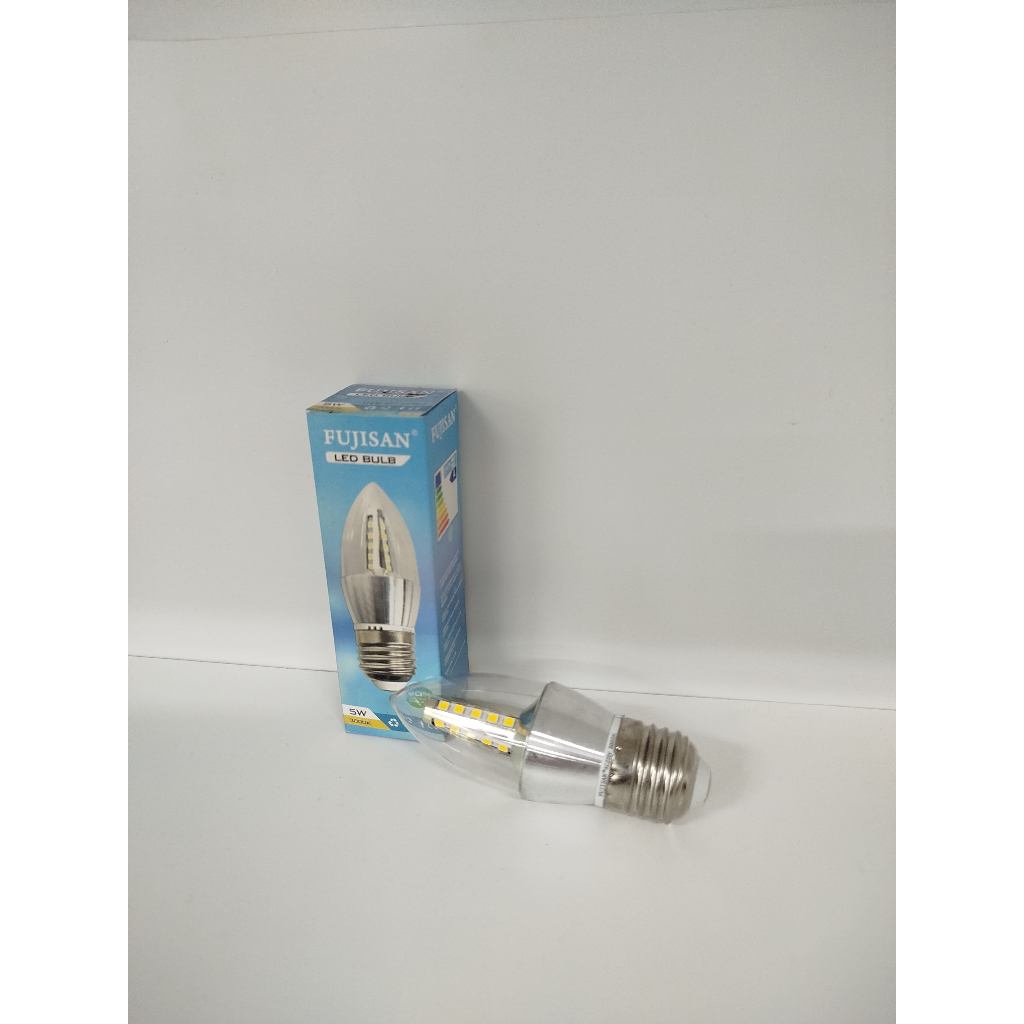 fujisan lampu lilin led bulb 5 watt