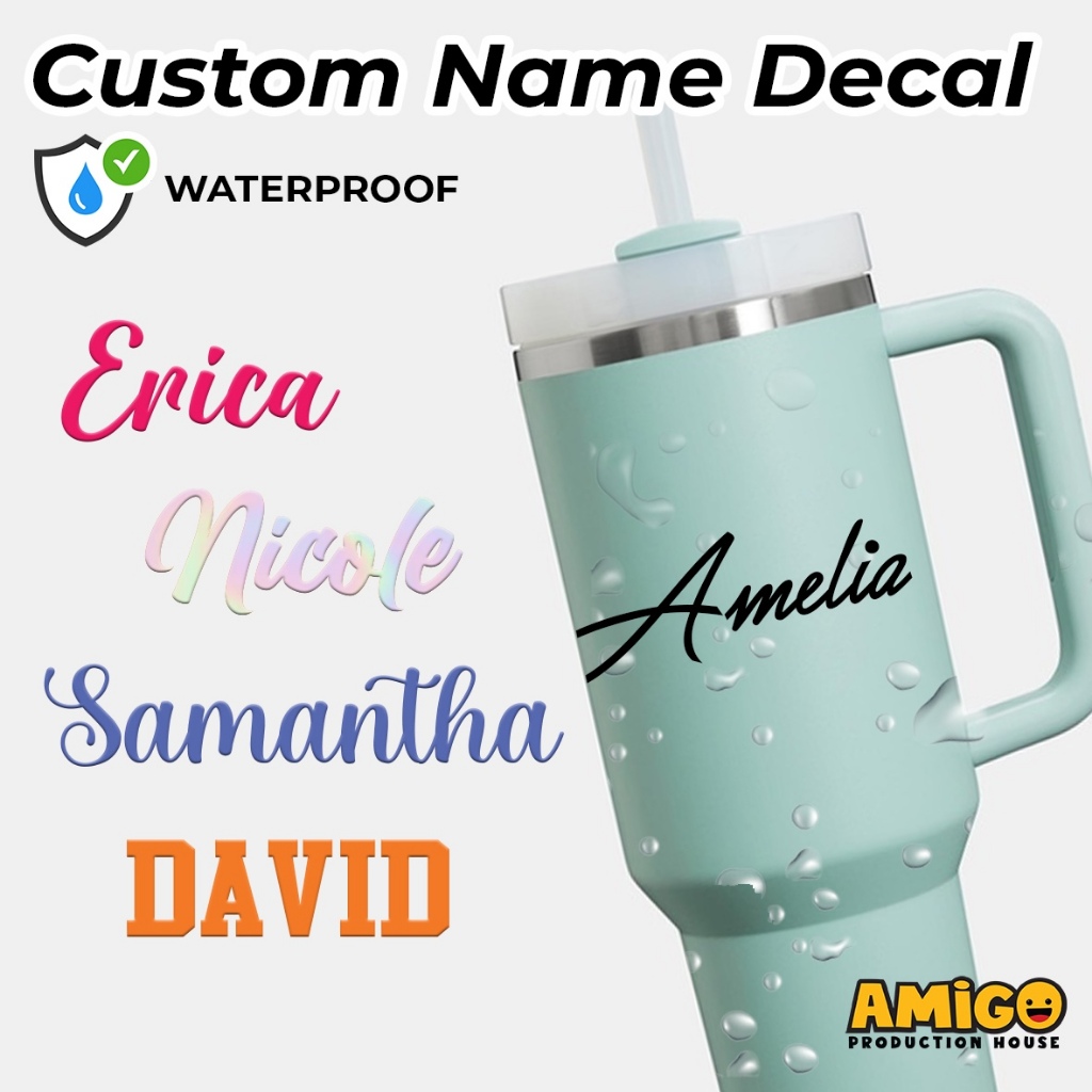 Sticker Decal Waterproof Sticker Waterproof Cutting Stiker Decal Cutting Custom