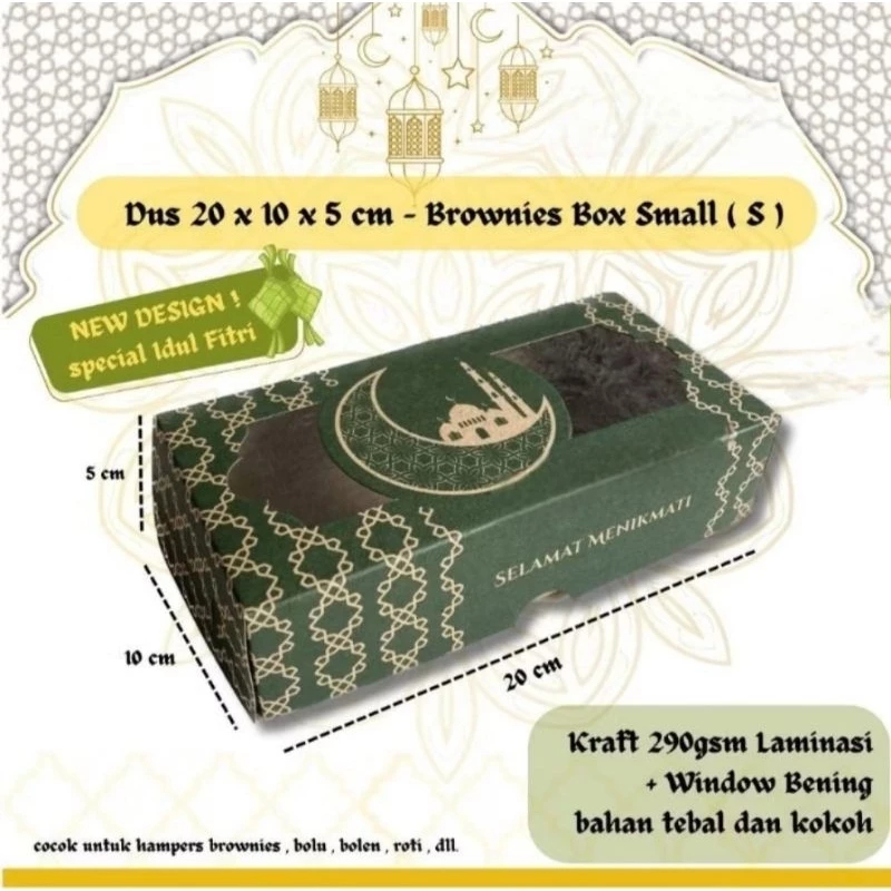 

5pcs KOTAK KRAFT MIKA LEBARAN IDULFITRI 20x10x5 / 30x10x5