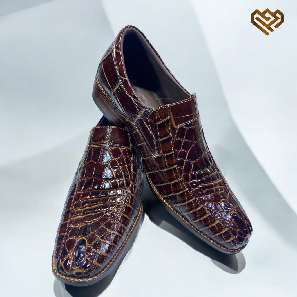SEPATU KULIT BUAYA ASLI - SEPATU PANTOFEL - SEPATU BOOTS  -  SEPATU DOCMART  -   SEPATU FORMAL KULIT