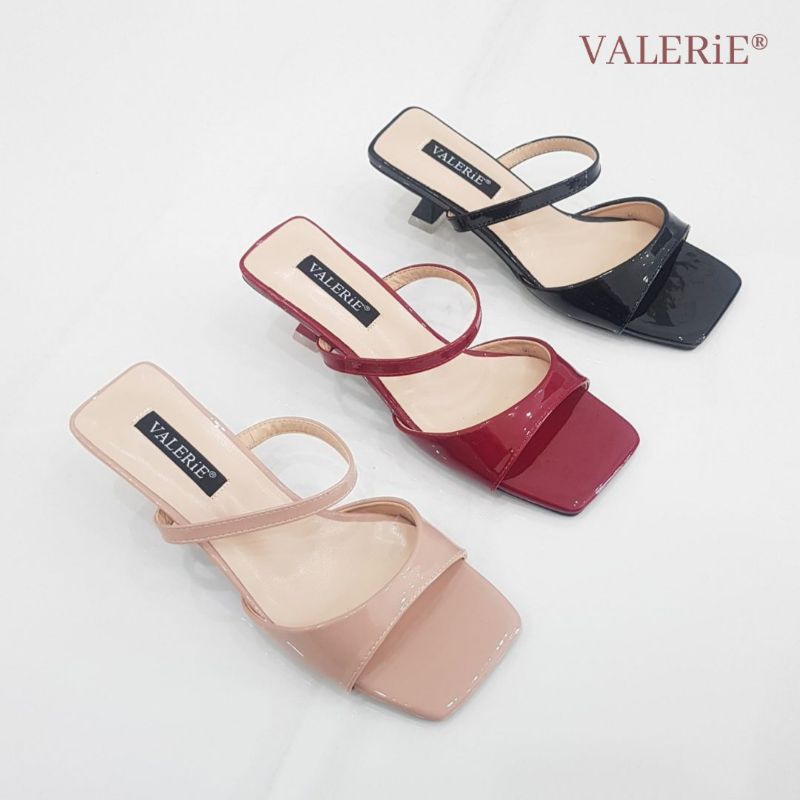 VALERIE Sendal Heels Tali 3cm Brisia Glossy 36-41