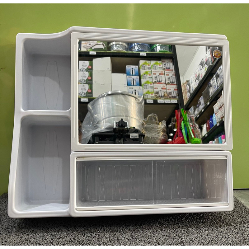 Maspion kaca MC7 / Kaca rak kamar mandi / kotak serbaguna