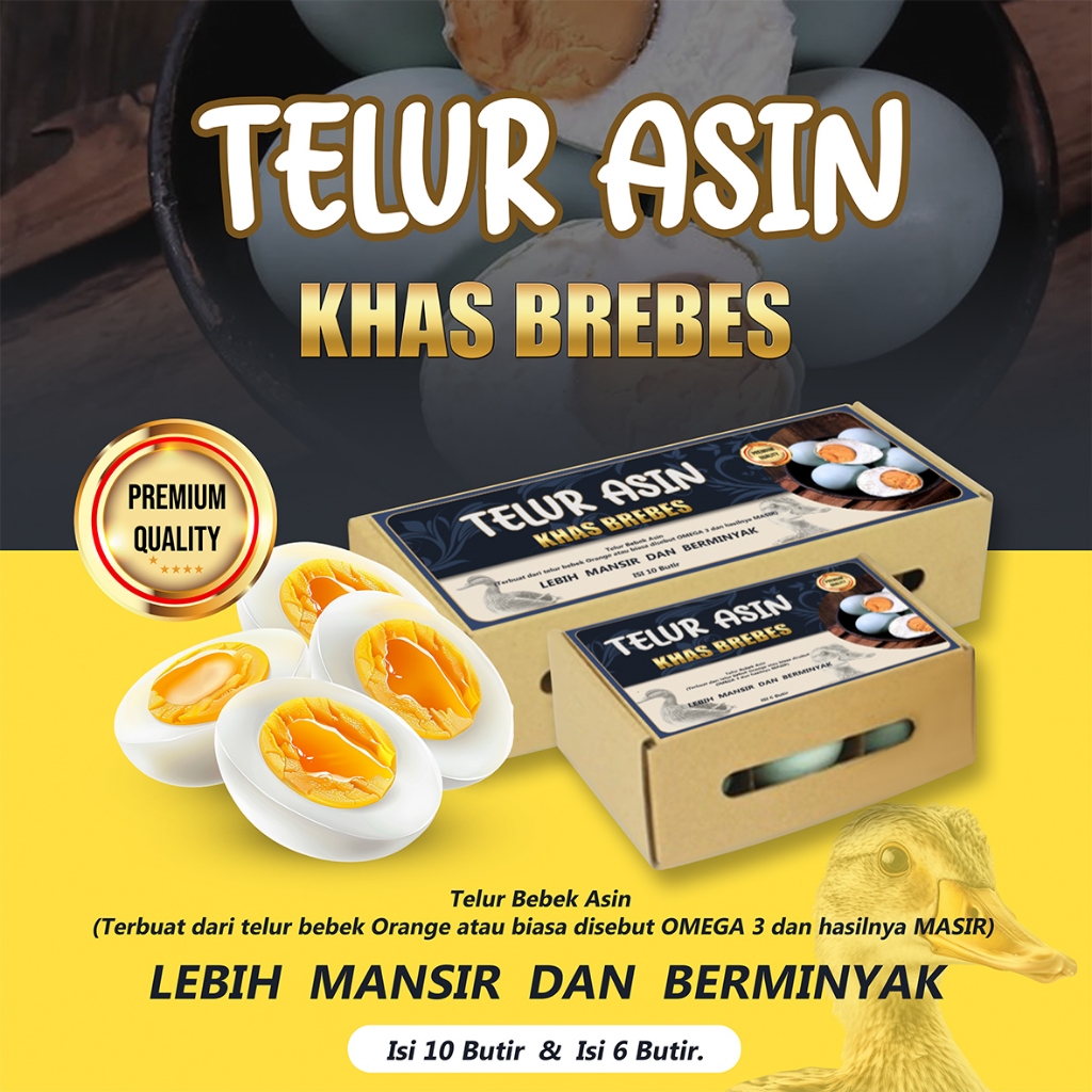 

Telur Asin Khas Brebes (Lebih Masir dan Enak)