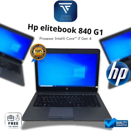 LAPTOP KULIAHAN Hp ELITEBOOK 840 G1 CORE i7 GEN 4