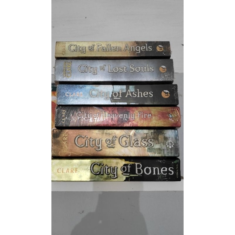 The Mortal Instruments Series by Cassandra Clare (City of Bones, Ashes, Glasses, Heavenly Fire, Fall