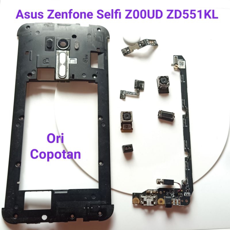 Sperpat Asus Zenfone Selfi Z00UD / ZD551KL Second Ori Copotan  Flexible volume  on off  sensor Proxi