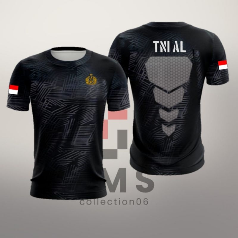 kaos TNI AL 01 terbaru keren / kaos TNI AL 01 bahan dryfit emboss/ baju kaos  TNI AL 01 keren/ kaos 