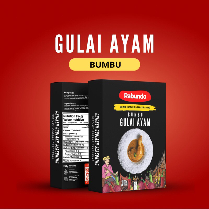 

Bumbu Gulai Ayam Padang 250g Asli Minangkabau by Rabundo Bumbu Instan Masakan Padang Gulai Ayam Pop bakar Cincang Daging Sapi Tunjang Kikil asampadeh ikan sate telur dadar rendang dendeng