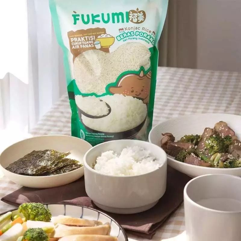 

Beras Porang FUKUMI Beras Diet Fukumi Pouch 1kg