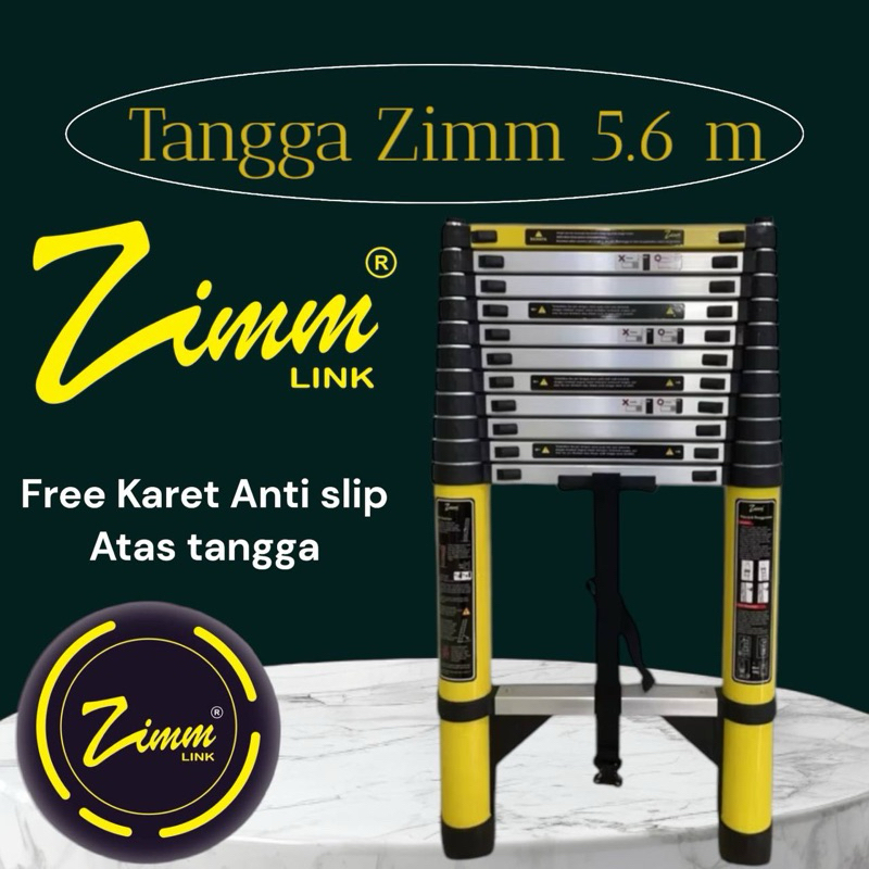 TANGGA TELESKOPIK ZIMMLINK 5.6m  TELESCOPIC LADDER