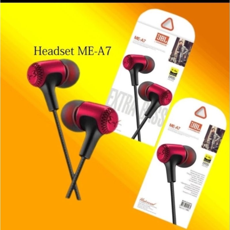 HEADSET/ HANDSFREE JBL ME-A7 EXTRA BASS