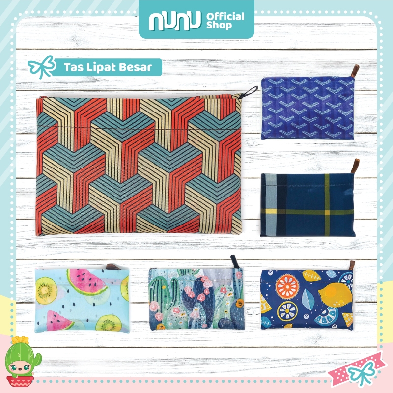 Tas Belanja Besar / Tas Belanja Lipat / Shopping Bag Lipat / Tas Lipat - Resleting 8015#