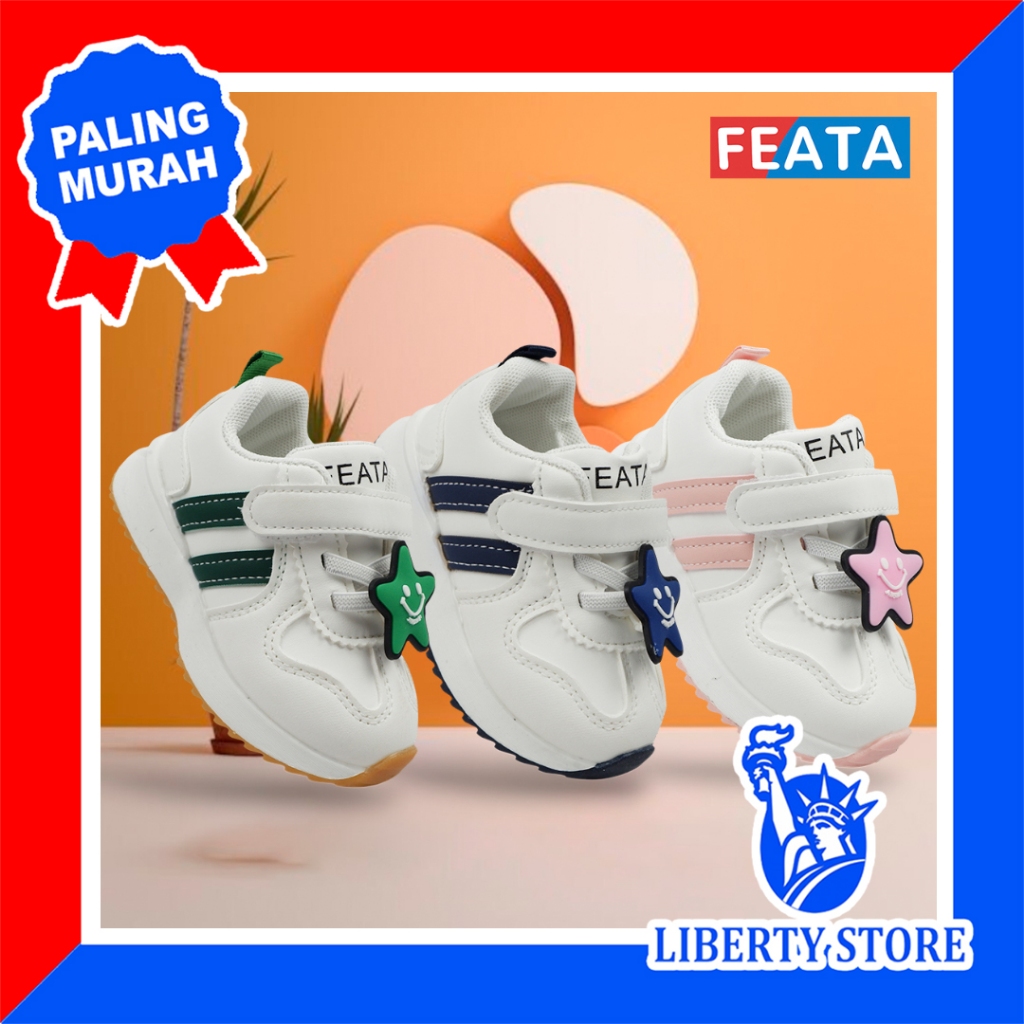 Sepatu Sneakers Anak Cowok Cewek Kekinian FEATA FLM1011