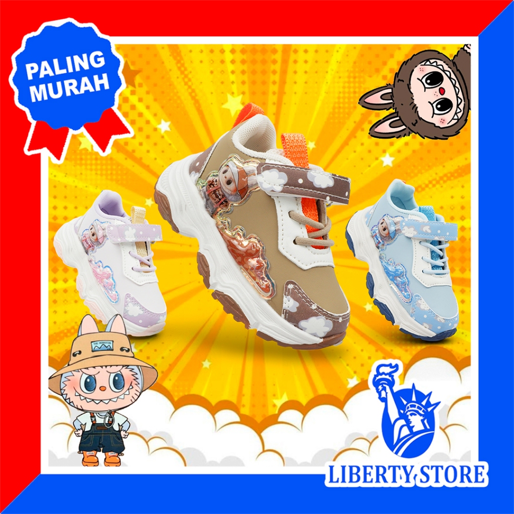 Sepatu Sneakers Anak Cowok Cewek Kekinian FEATA FLM1065