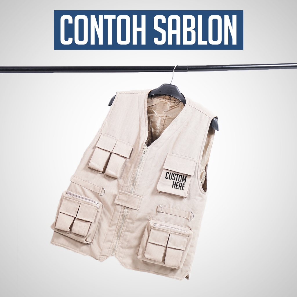 Ohio * Rompi Tactical Pria I Rompi Custom I Custom Rompi Tactical I Rompi Lapangan I Vest Cargo I