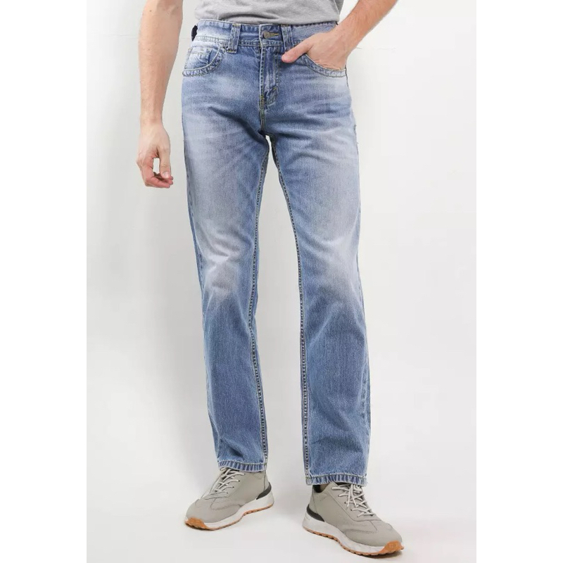 LOIS JEANS Straight Fit Blue Denim Pants CFS083E - tag. 659.500