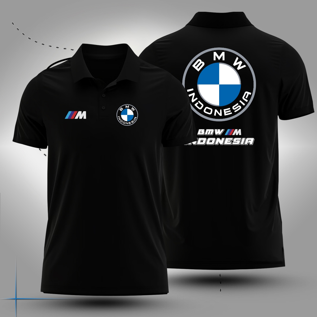Polo shirt BMW INDONESIA Baju Merchandise Commyunity Club