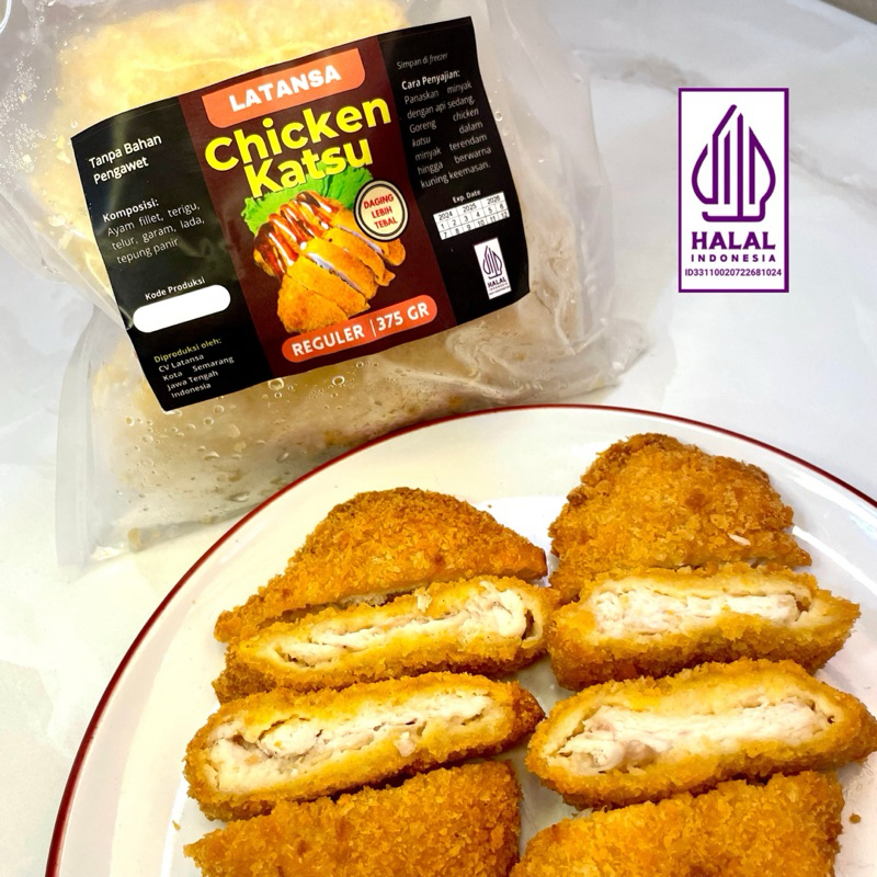 

Dapoer Latansa - Chicken Katsu Reguler 375 gr Isi 4 pcs Frozen Food Bento