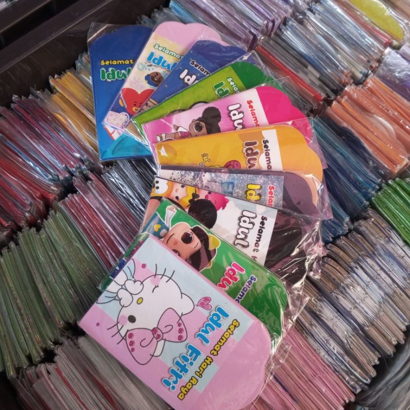 

80 LEMBAR Amplop MEDIUM Lebaran Sudah jadi Siap Jual