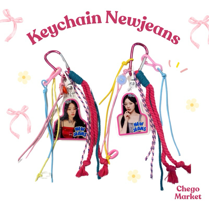 Keychain Newjeans 𐙚₊˚⊹♡