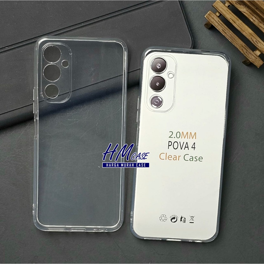 Case Tecno Pova 4 Tecno Pova 4 Pro Tecno Pova Neo 2 Clear HD case soft Case Ultra Clear case Tecno P