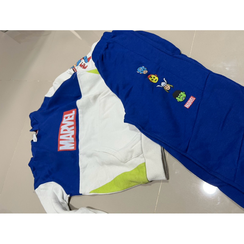 preloved set hoodi baju anak laki laki marvel baju hoodie sweater