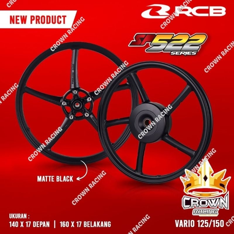 Velg RCB SP522 Ring 17 Honda Vario 125 150