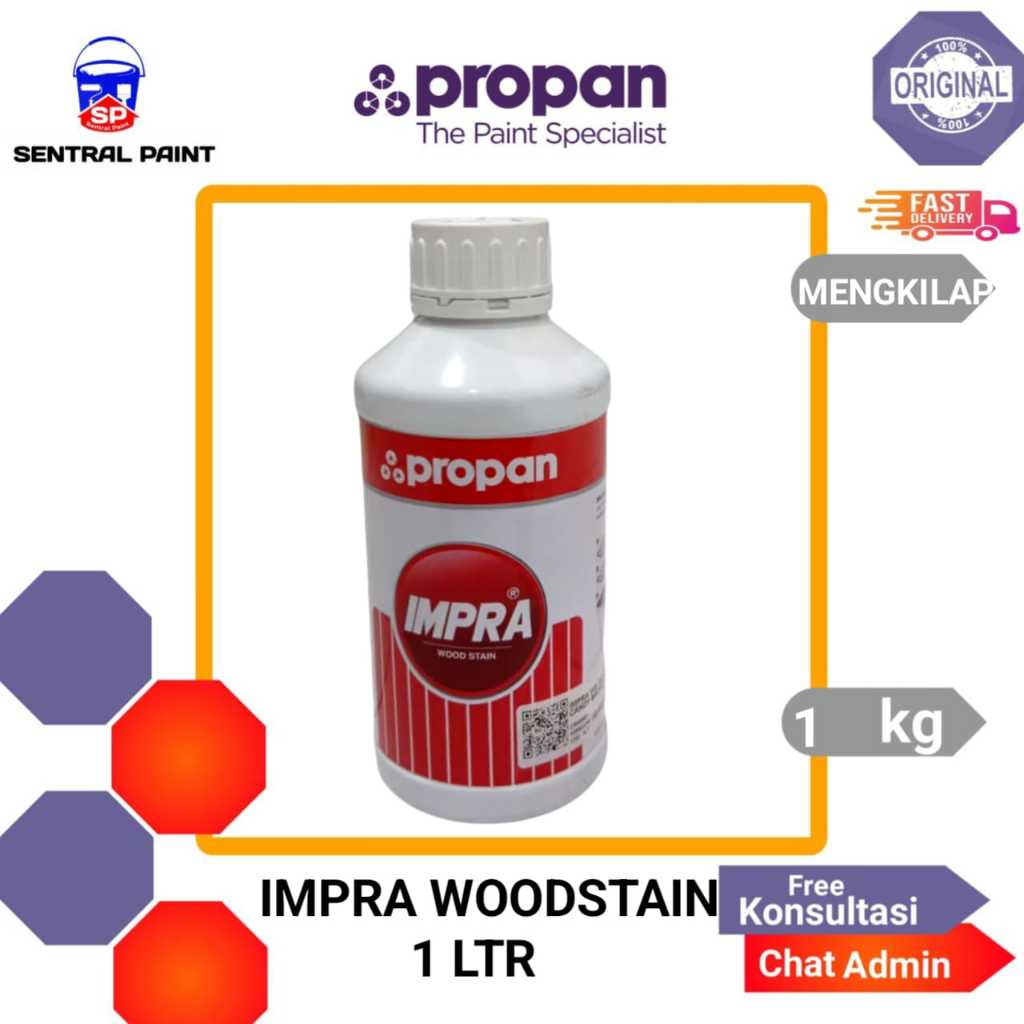 Cat Kayu Politur Propan Impra Woodstain  162 1 Liter botol