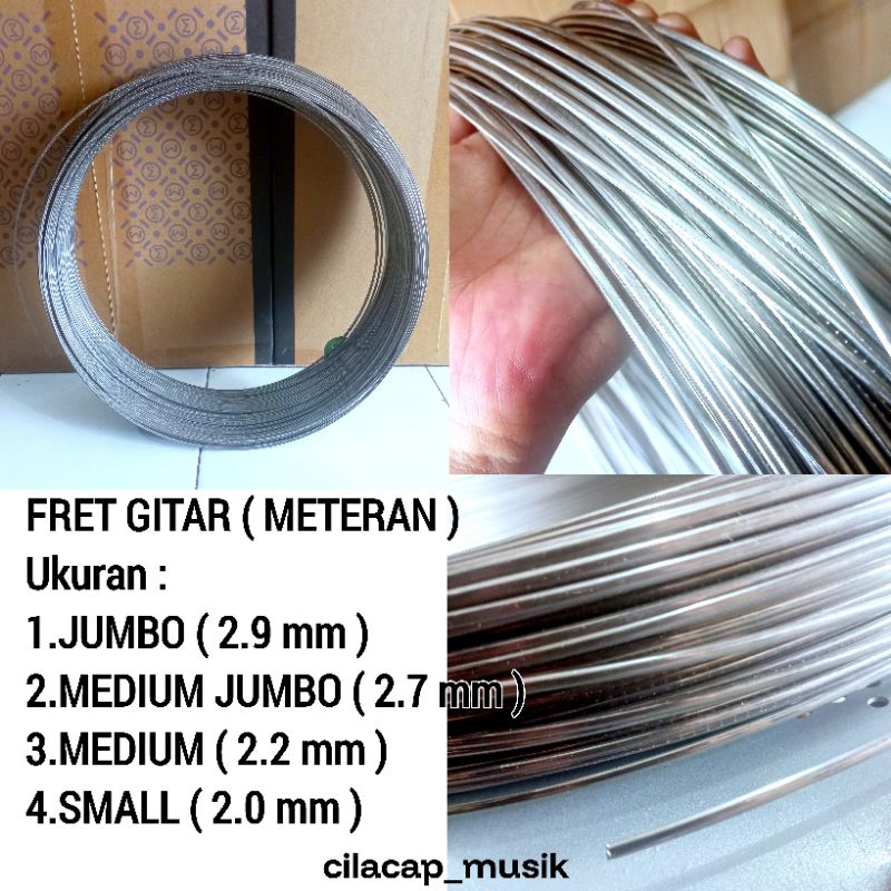 FRET GITAR JUMBO MEDIUM JUMBO FRET GITAR METERAN GULUNGAN FRET JUMBO 2.9 MM