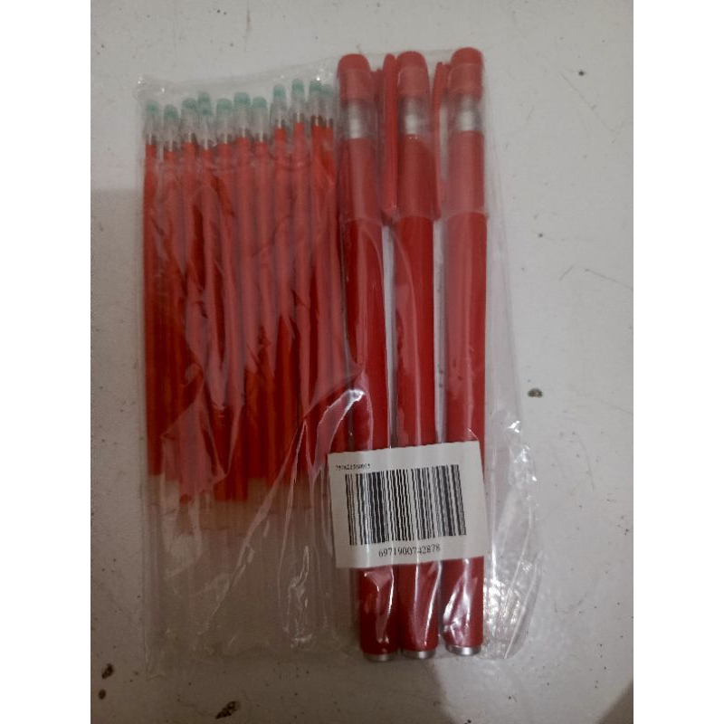 

Pena tinta merah refill