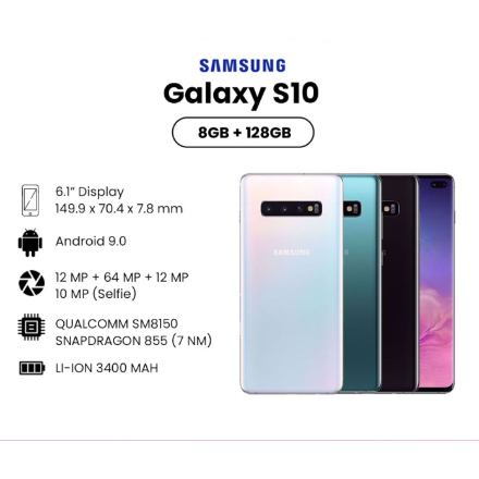 Samsung Galaxy S10 SEIN Resmi Indonesia 100% Fullset Original | Ps Store Jakarta
