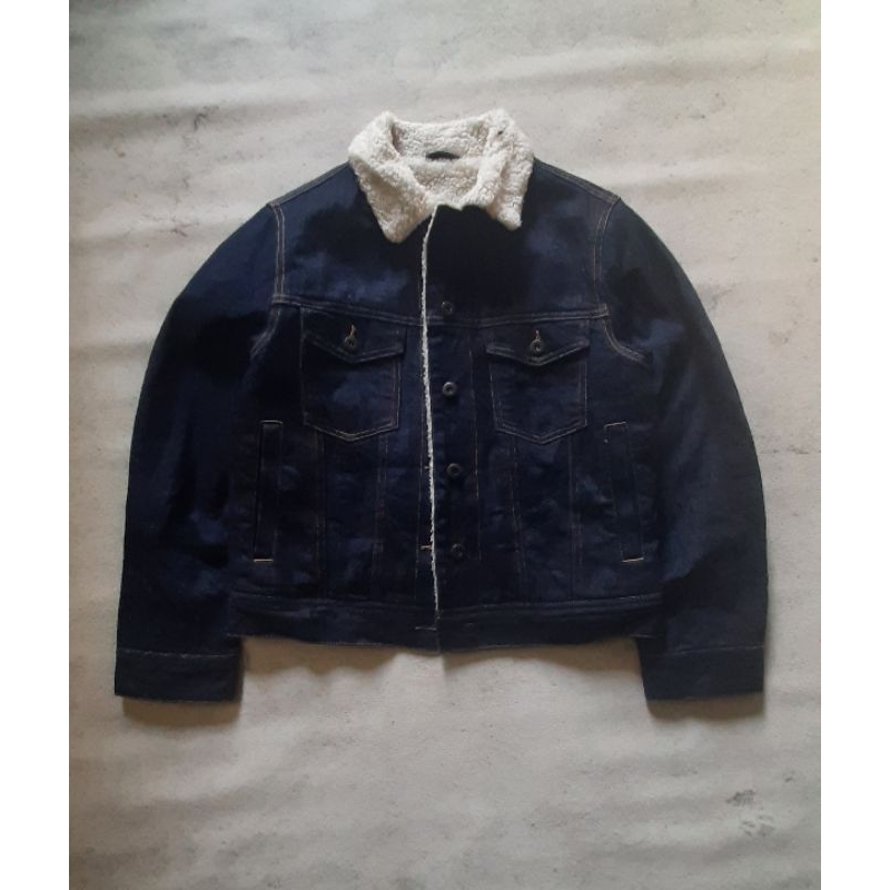 GU UNIQLO TRUCKER SHERPA