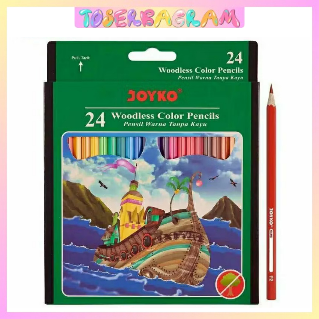 

Pensil Warna Joyko CP-104 24 Warna