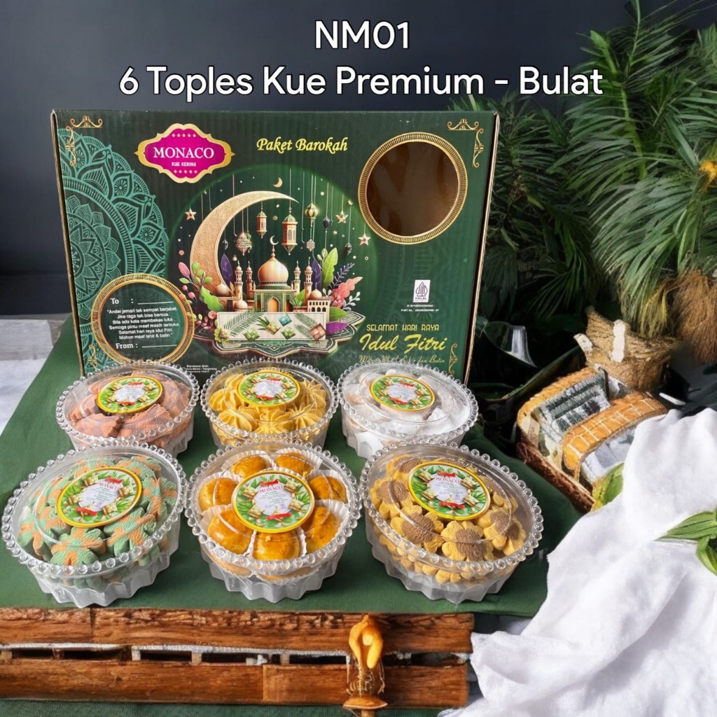 

[PROMO] Hampers Kue Lebaran Idul Fitri MONACO BAROKAH PREMIUM Parcel Snack Lebaran / Ramadhan Gift